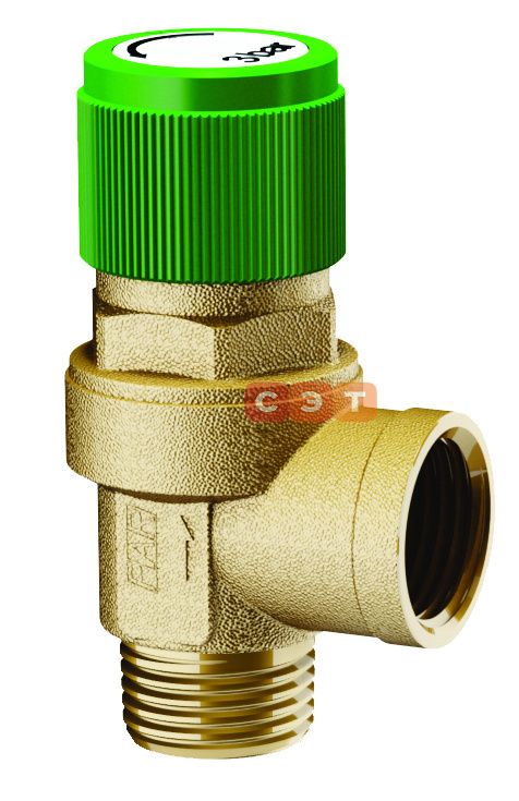 Авт.предохран.клапан 6 BAR, 1/2" (НР-ВР)