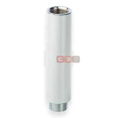 Удлинительная гайка усиленная латунная (хромированная)  1/2" х 80 General Fittings