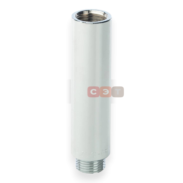 Удлинительная гайка усиленная латунная (хромированная)  1/2" х 80 General Fittings