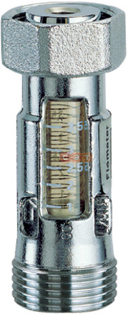 Хромированный расходомер 3/4" EuroKonus (2-8 л/мин.)