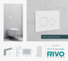 Панель смыва RIVO Touch Neo Белый глянцевый
