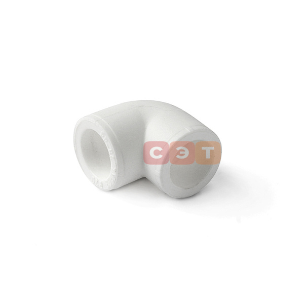 Угол белый 90* полипропиленовый    50 Pro Aqua