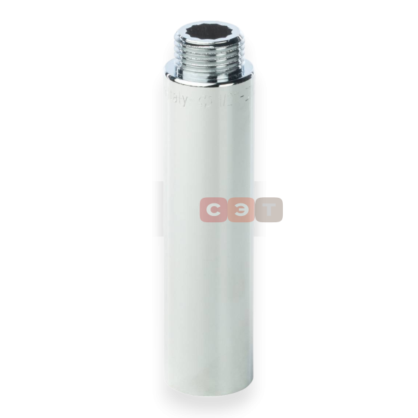 Удлинительная гайка усиленная латунная (хромированная)  1/2" х 80 General Fittings