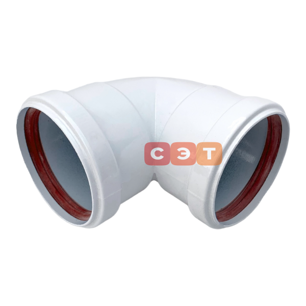 Отвод раздельного дымохода (раструб-раструб) Al  Camino Ø 80  90°