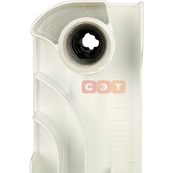 Радиатор алюминиевый секционный RAL 9016 Rommer Profi 500 (12 секций)