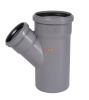 Тройник косой  раструбный 45* 110 / 75 (СЕРАЯ)