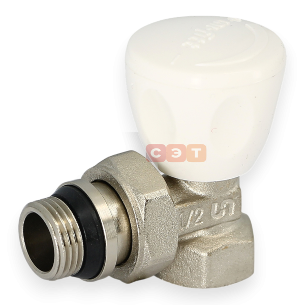 Вентиль регулирующий угловой НВ с EPDM  1/2" Uni-Fitt