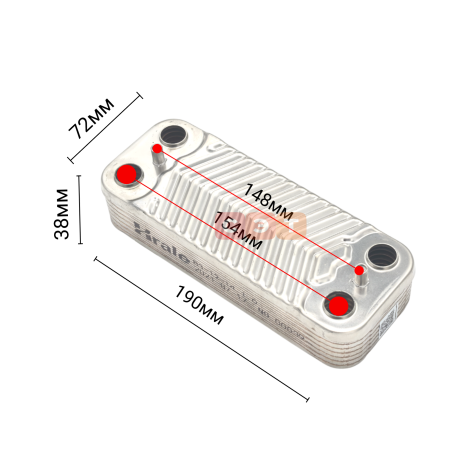 Теплообменник вторичный (ГВС) 902613450