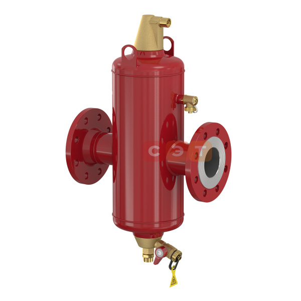 Сепаратор воздуха и шлама стальной Flamcovent Clean Smart 100 F