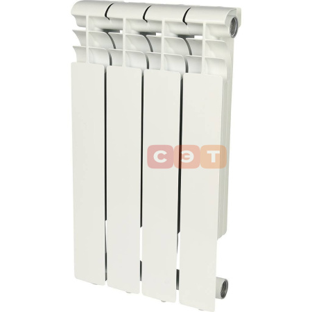 Радиатор алюминиевый секционный RAL 9016 Rommer Profi 500 ( 4 секций)