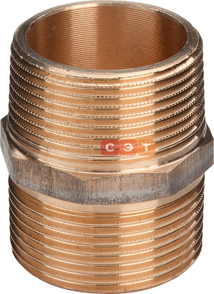 Ниппель бронзовый НР-НР  3/4" (Viega)