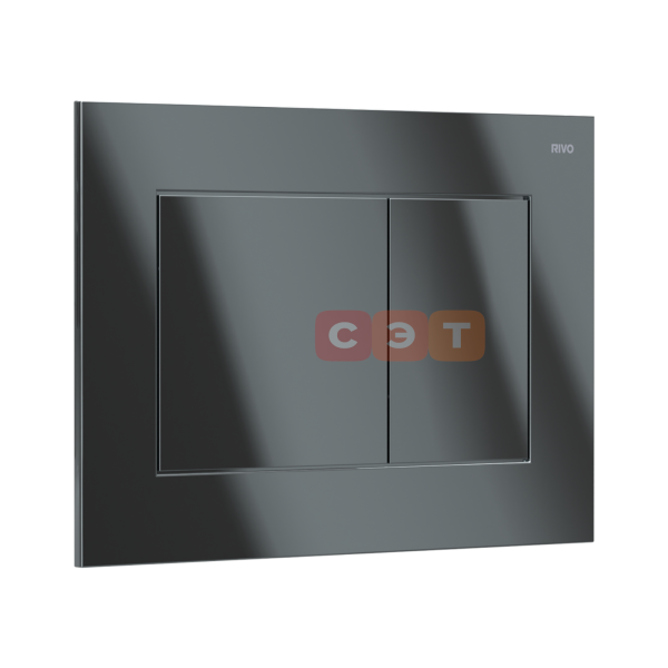 Панель смыва RIVO Touch Line Хром глянец 