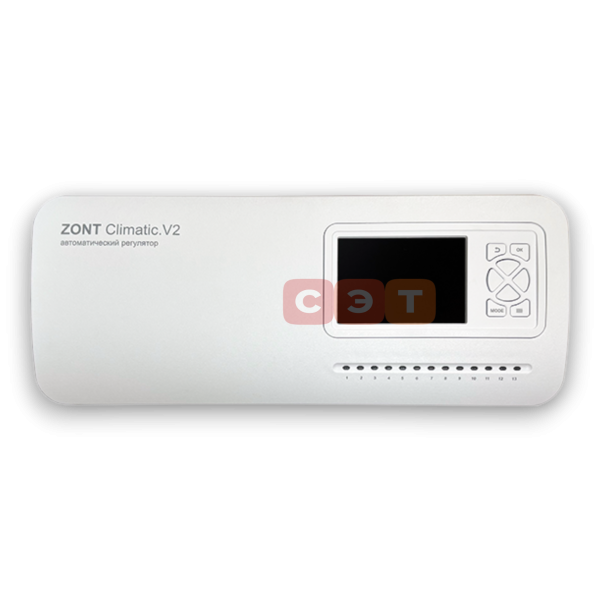 Погодозависимый автоматический GSM / Wi-Fi регулятор ZONT Climatic.V2