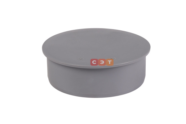 Заглушка d 110  HTM ( серая )