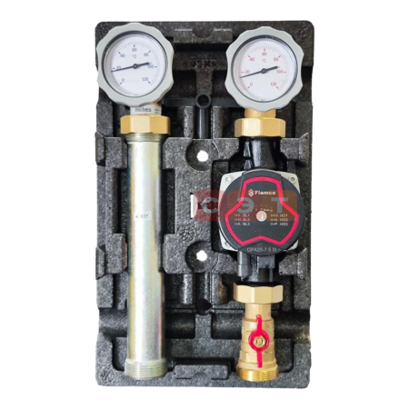 Насосная группа UK без смесителя, 1" с насосом Flamco GPA 25-7.5