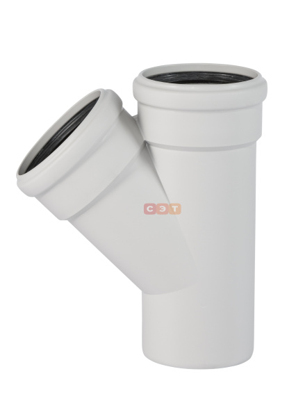 Тройник косой бесшумный SKEA 110/110*45 sDb