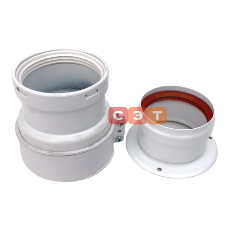 Адаптер двублочный Ø 60/100 - 80/80 (Baxi, Viessmann)
