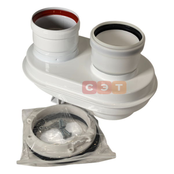 Адаптер моноблочный PPR/Al   Camino Ø 60/100 - 80/ 80 (для конденсационных котлов)