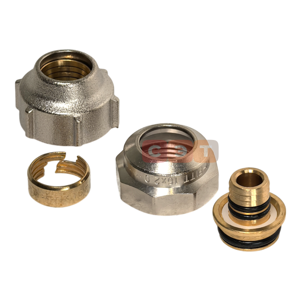 Соединитель обжимной с ВР 16(2.0)х3/4'ЕК