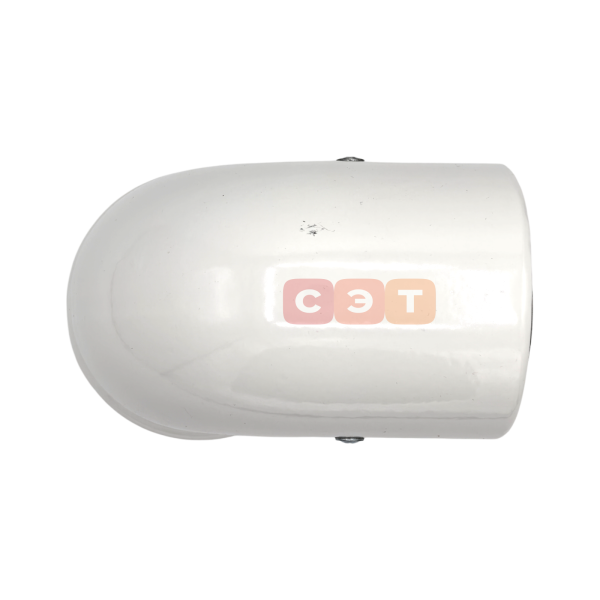 Колено коаксиальное стартовое (фланец) Ø 60/100 мм