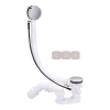 Слив/перелив для ванн Simplex (автомат, DN40/50, l=150-400мм, сифон, отвод 45) (Viega)