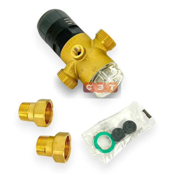Редуктор давления BWT D1 Eco (латунь, НгНР-НгНР, 16 атм)  1/2" 