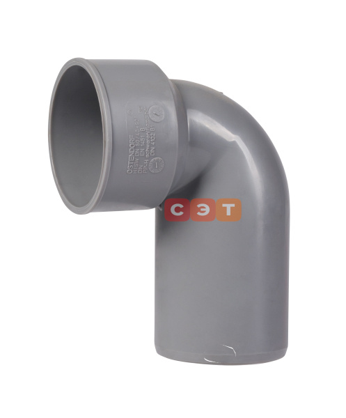Отвод сифонный 50/40 HTSW (серый )