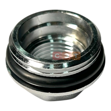 Переходник НВ 1" х 1/2" с прокладкой O-RING, хромированный