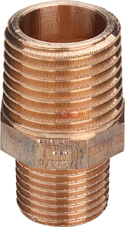 Ниппель бронзовый переходной НР-НР  3/4" x 1/2""   (Viega)