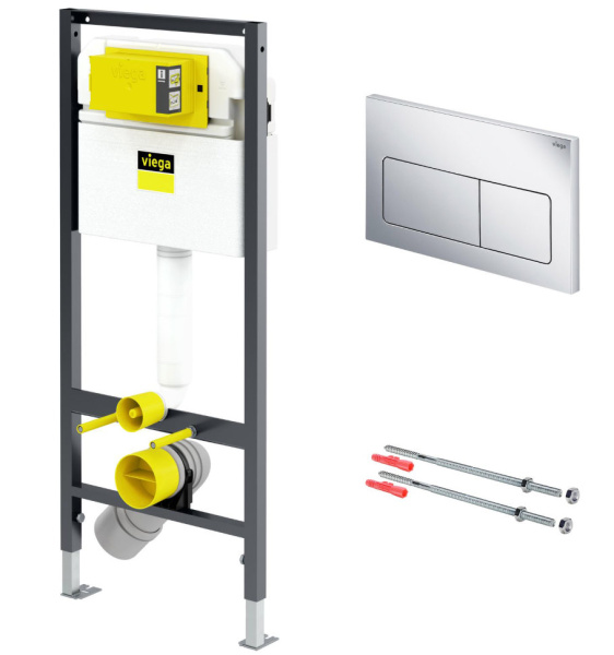 Инсталляция для унитаза Prevista Dry с подключением для унитаза-биде