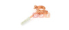 Хомут для труб 15 медный со шпилькой и дюбелем