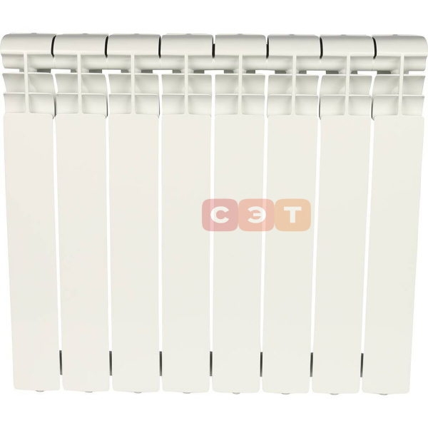 Радиатор алюминиевый секционный RAL 9016 Rommer Profi 500 ( 6 секций)