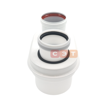 Адаптер моноблочный PPR/Al   Camino Ø 80/125 мм - 80/80 (для конденсационных котлов)