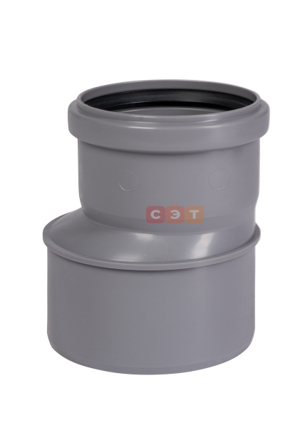Муфта переходная 110 / 90 (СЕРАЯ)