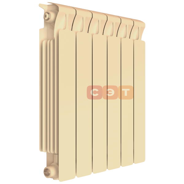 Радиатор биметаллический RIFAR Monolit 500-6  Капучино