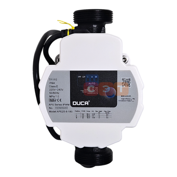 Насос DUCA APE25-8-180 мм, частотный для систем отопления