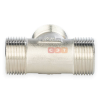 Тройник НР-НР-НР латунный (никелированный)  1/2" General Fittings