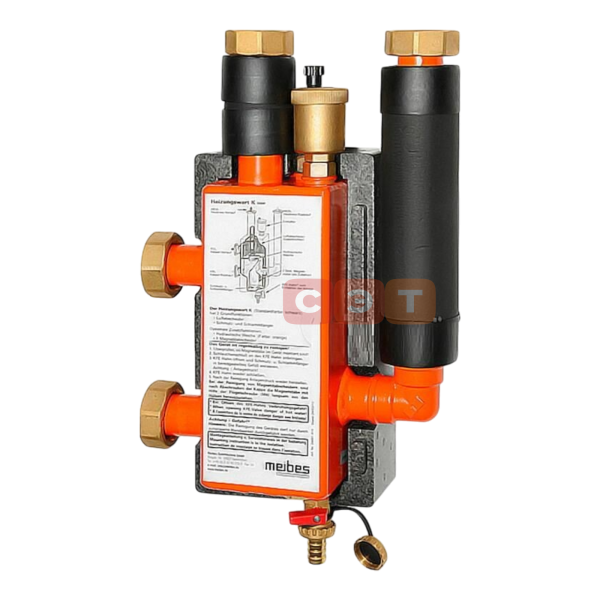 Гидравлическая стрелка 25 (2 м3/час, 60 кВт при ΔТ=25 °С, нержавеющая сталь) DN 25