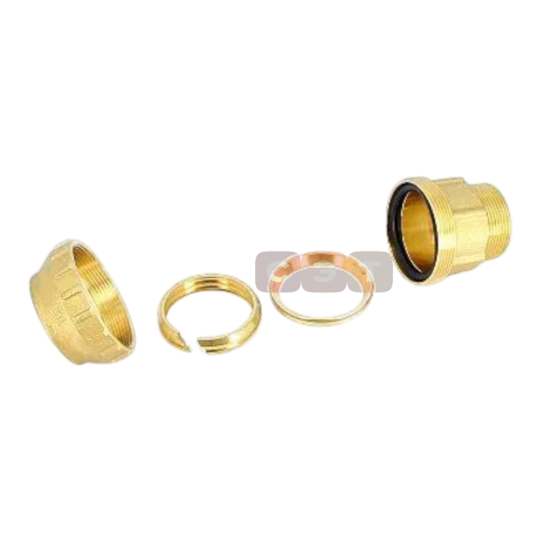 Муфта комбинированная с НР для ПНД (латунная)  Tiemme 25х 3/4"