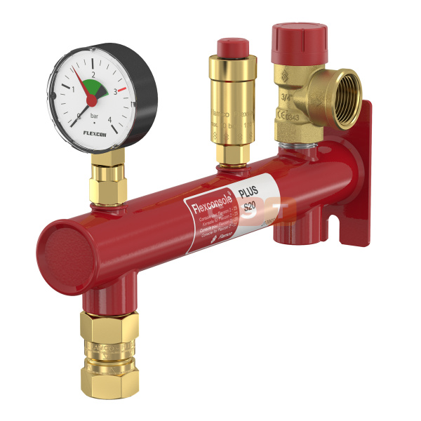 Консоль настенная с воздухоотводчиком Flexconsole Plus (8-25 л) 3/4x3/4