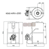 Котел напольный газовый Kiturami  KSG HiFin-200