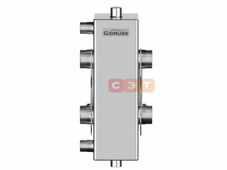 Гидравлический разделитель из нерж. стали GRSS- 100-32  (100 кВт, вход G 1 1/4'', выход G 1 1/4'', м.р.=200мм)