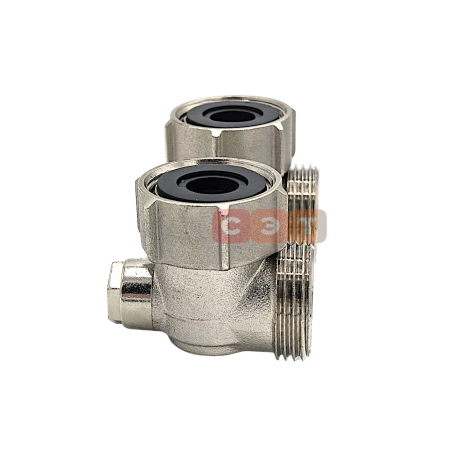 Узел нижнего подключения Exclusive Line E1/50 угловой, 1/2x3/4" c ниппелями 1/2"