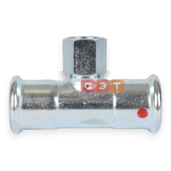 Тройник с ВР оцинкованный 24130G  35х 1/2"х35 SANHA