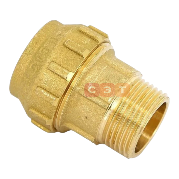 Муфта комбинированная с НР для ПНД (латунная)  Tiemme 25х 3/4"