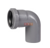 Отвод однораструбный 87* d  50 (СЕРАЯ)