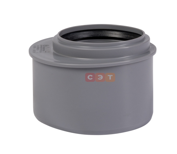 Муфта переходная (короткая) 110 / 75   HTRK ( серая )