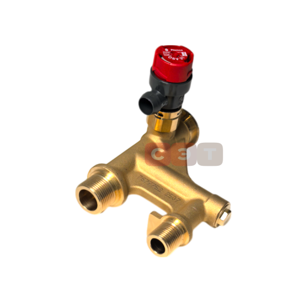 Гидроблок латунь левый