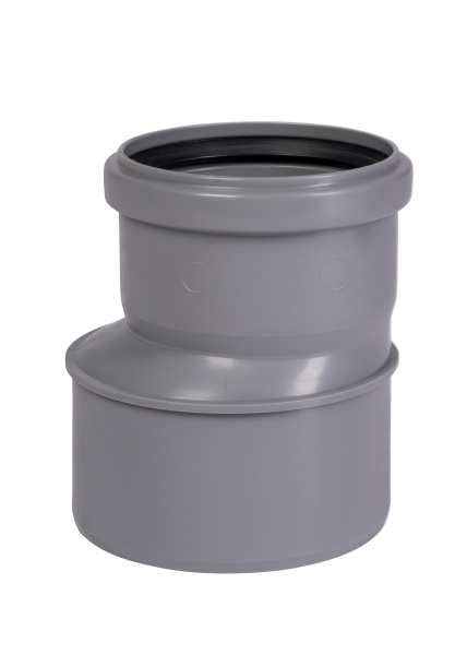 Муфта переходная 110 / 90 (СЕРАЯ)