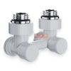 Узел нижнего подключения Royal Thermo Design угловой 1/2"х3/4" EK (белый)